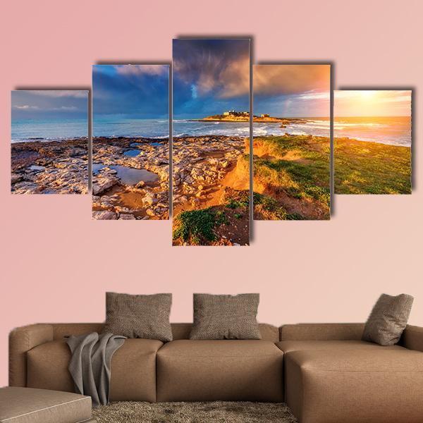 Isola Delle Correnti Canvas Wall Art-5 Star-Gallery Wrap-62" x 32"-Tiaracle