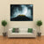 Fantasy Hill With Moon Canvas Wall Art-1 Piece-Gallery Wrap-48" x 32"-Tiaracle