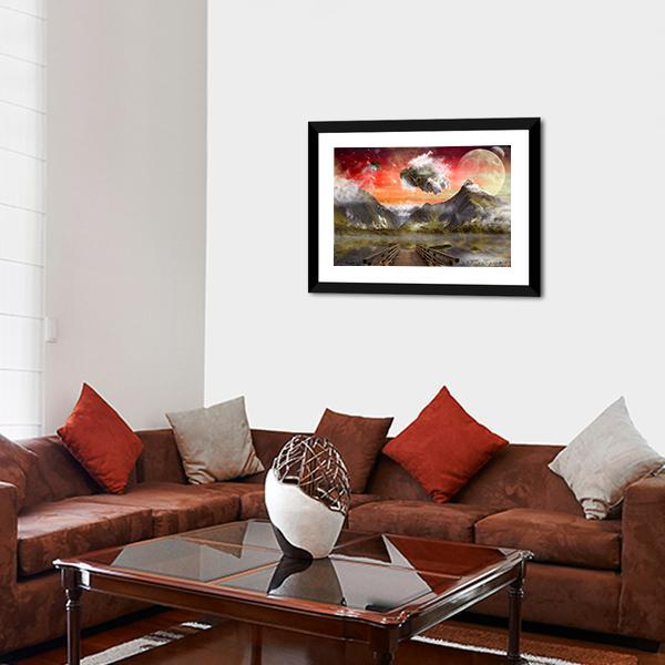 Fantasy Land Canvas Wall Art-5 Horizontal-Gallery Wrap-22" x 12"-Tiaracle