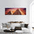 Pyramid In Giza Panoramic Canvas Wall Art-3 Piece-25" x 08"-Tiaracle