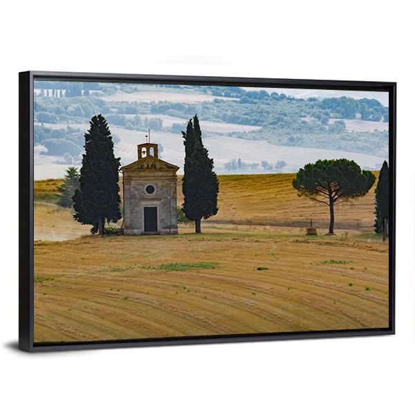 Farmhouse & Cypress Canvas Wall Art-3 Horizontal-Gallery Wrap-25" x 16"-Tiaracle