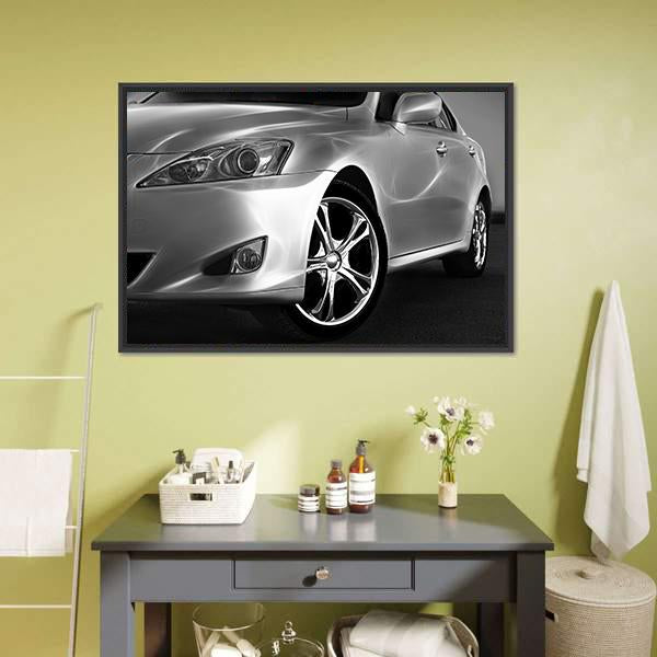 Fast Sports Car Canvas Wall Art-5 Horizontal-Gallery Wrap-22" x 12"-Tiaracle