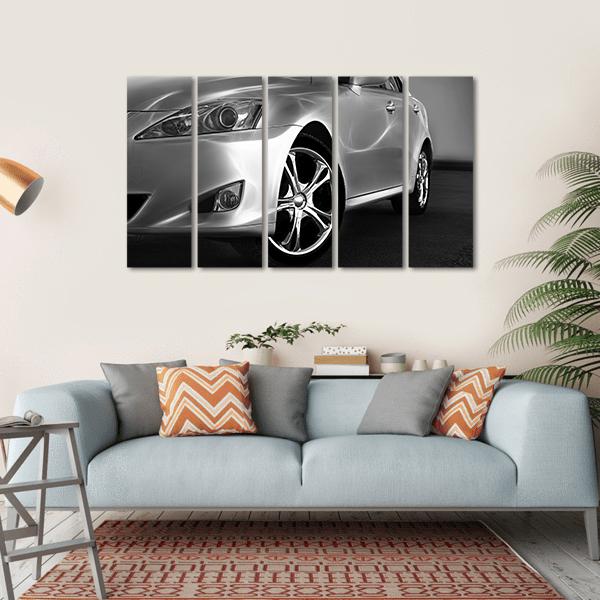 Fast Sports Car Canvas Wall Art-5 Horizontal-Gallery Wrap-22&quot; x 12&quot;-Tiaracle