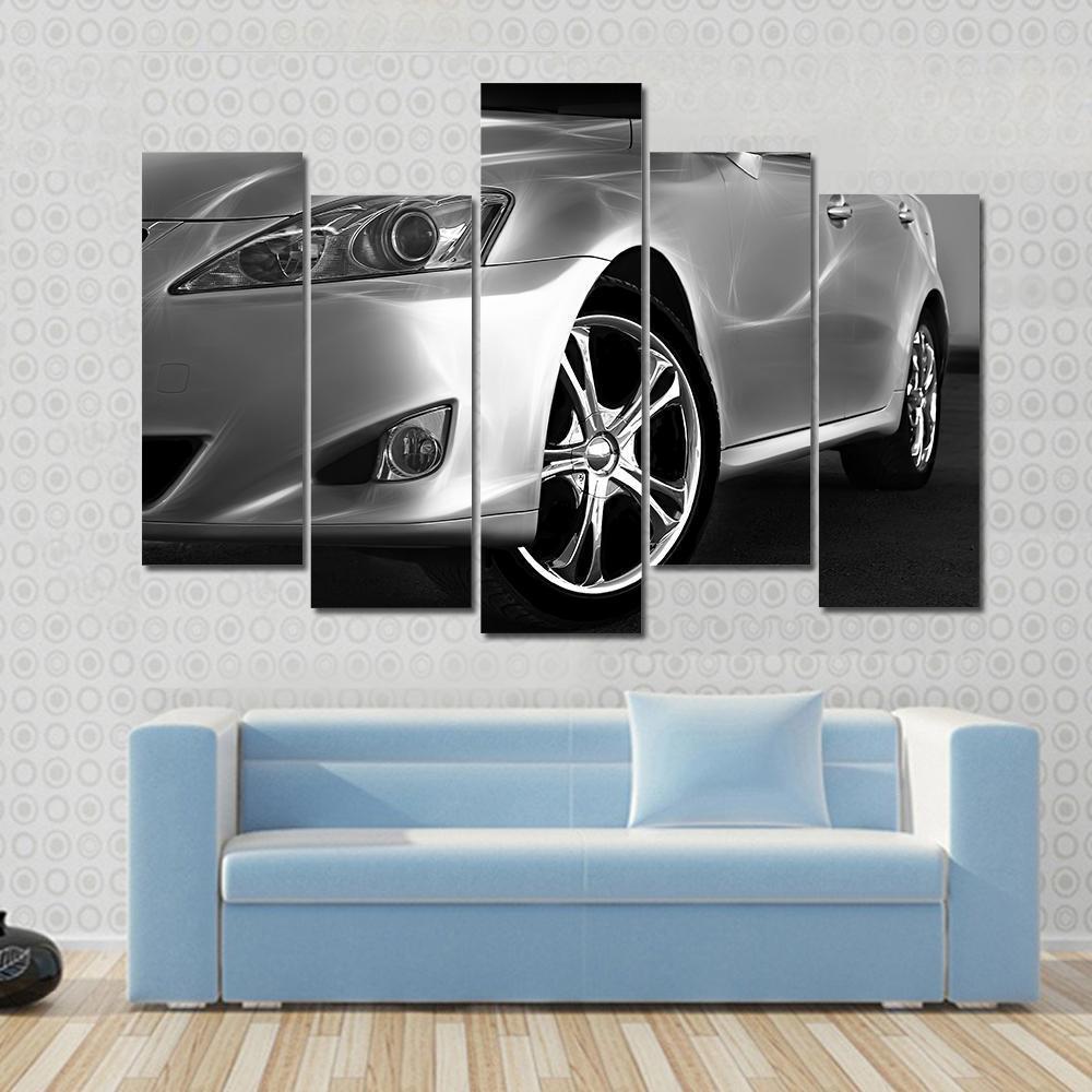 Fast Sports Car Canvas Wall Art-3 Horizontal-Gallery Wrap-37" x 24"-Tiaracle