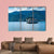 Ferry In Lake Como Canvas Wall Art-4 Pop-Gallery Wrap-50" x 32"-Tiaracle