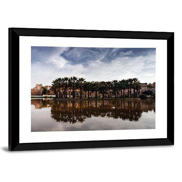 Fes Scenery Morocco Canvas Wall Art-3 Horizontal-Gallery Wrap-25" x 16"-Tiaracle