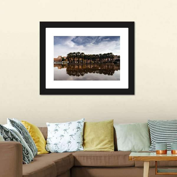 Fes Scenery Morocco Canvas Wall Art-3 Horizontal-Gallery Wrap-25" x 16"-Tiaracle