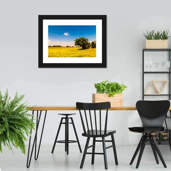 Fields In Friuli Venezia Giulia Canvas Wall Art-3 Horizontal-Gallery Wrap-25" x 16"-Tiaracle