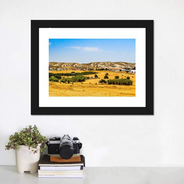 Fields Landscape Panoramic Canvas Wall Art-1 Piece-36" x 12"-Tiaracle