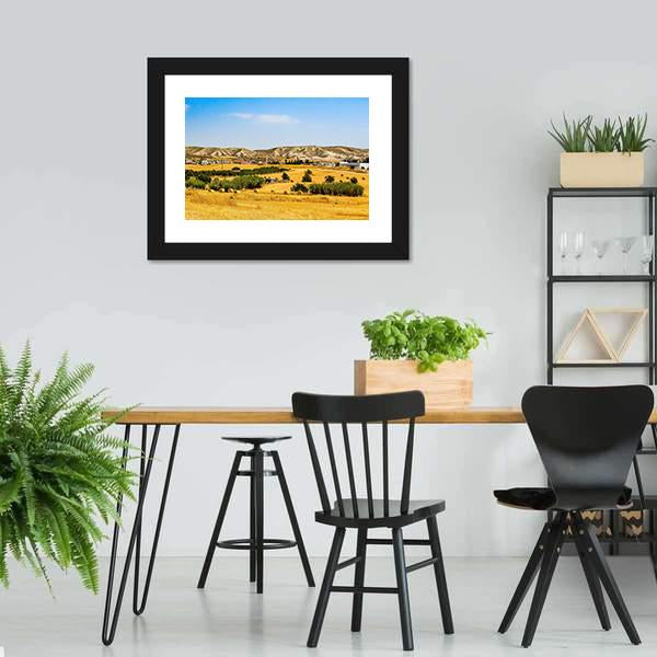 Fields Landscape Panoramic Canvas Wall Art-1 Piece-36" x 12"-Tiaracle
