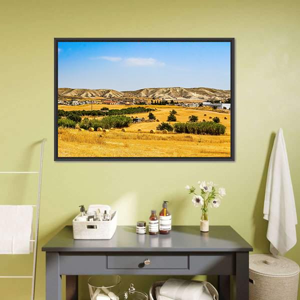 Fields Landscape Panoramic Canvas Wall Art-1 Piece-36" x 12"-Tiaracle