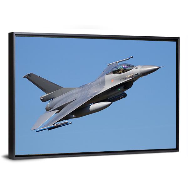 Fighter Jet Canvas Wall Art-3 Horizontal-Gallery Wrap-25" x 16"-Tiaracle