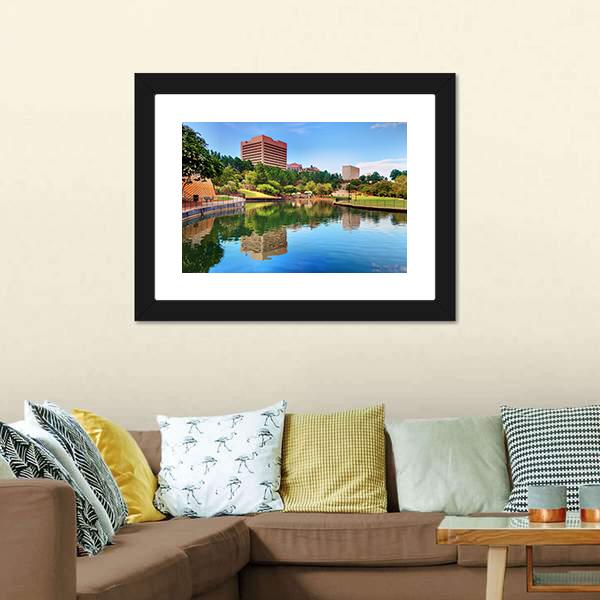 Finlay Park Columbia Canvas Wall Art-5 Horizontal-Gallery Wrap-22" x 12"-Tiaracle