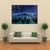 Fireworks Over Canal Canvas Wall Art-1 Piece-Gallery Wrap-36" x 24"-Tiaracle