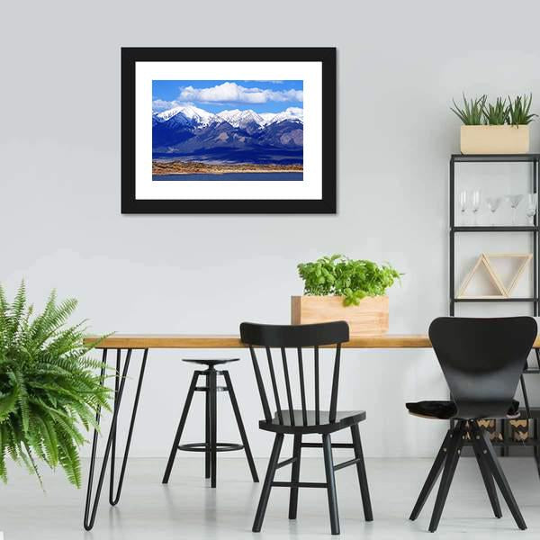 First Mountain Snow Colorado Canvas Wall Art-3 Horizontal-Gallery Wrap-25" x 16"-Tiaracle