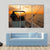 Fisherman With Boat In Ocean Canvas Wall Art-3 Horizontal-Gallery Wrap-37" x 24"-Tiaracle