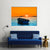 Fishing Boat Under Sunset Canvas Wall Art-4 Horizontal-Gallery Wrap-34" x 24"-Tiaracle