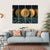 Golden Physical BTC Coins Canvas Wall Art-4 Horizontal-Gallery Wrap-34" x 24"-Tiaracle