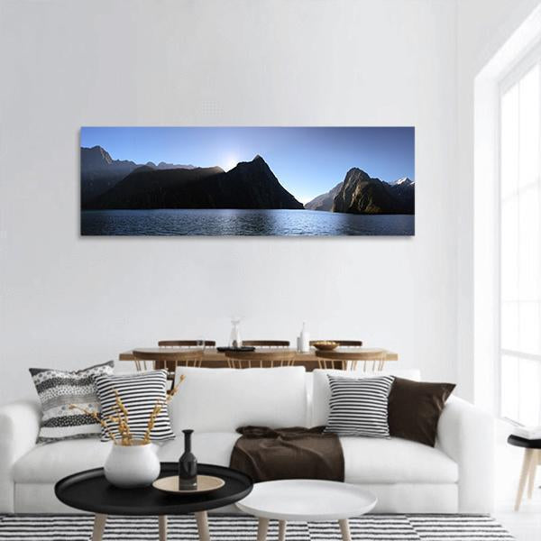 Fjord In Norway Panoramic Canvas Wall Art-1 Piece-36" x 12"-Tiaracle