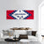 Flag Of Arkansas Panoramic Canvas Wall Art-1 Piece-36" x 12"-Tiaracle