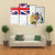 Flag Of British Antarctic Territory Canvas Wall Art-4 Pop-Gallery Wrap-50" x 32"-Tiaracle