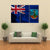 Flag Of British Overseas Territory Montserrat Canvas Wall Art-3 Horizontal-Gallery Wrap-37" x 24"-Tiaracle