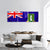 British Virgin Islands Flag Panoramic Canvas Wall Art-1 Piece-36" x 12"-Tiaracle