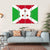 Flag Of Burundi Canvas Wall Art-4 Horizontal-Gallery Wrap-34" x 24"-Tiaracle