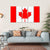 Flag Of Canada Canvas Wall Art-5 Horizontal-Gallery Wrap-22" x 12"-Tiaracle