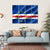 Flag Of Cape Verde Canvas Wall Art-4 Horizontal-Gallery Wrap-34" x 24"-Tiaracle