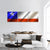 Flag Of Chile Panoramic Canvas Wall Art-3 Piece-25" x 08"-Tiaracle