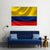 Flag Of Colombia Canvas Wall Art-5 Horizontal-Gallery Wrap-22" x 12"-Tiaracle