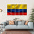 Flag Of Colombia Canvas Wall Art-5 Horizontal-Gallery Wrap-22" x 12"-Tiaracle