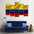 Flag Of Colombia Canvas Wall Art-4 Pop-Gallery Wrap-50" x 32"-Tiaracle