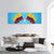 Two Colombian Flags Panoramic Canvas Wall Art-3 Piece-25" x 08"-Tiaracle