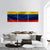 Flag Of Colombia Panoramic Canvas Wall Art-3 Piece-25" x 08"-Tiaracle