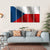 Flag Of Czech Republic Canvas Wall Art-5 Horizontal-Gallery Wrap-22" x 12"-Tiaracle