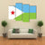 Flag Of Djibouti Canvas Wall Art-4 Pop-Gallery Wrap-50" x 32"-Tiaracle