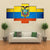 Flag Of Ecuador Canvas Wall Art-3 Horizontal-Gallery Wrap-37" x 24"-Tiaracle