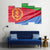 Flag Of Eritrea Canvas Wall Art-5 Pop-Gallery Wrap-47" x 32"-Tiaracle