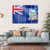 Flag Of Falkland Island Canvas Wall Art-5 Horizontal-Gallery Wrap-22" x 12"-Tiaracle