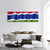 Gambia Flag Panoramic Canvas Wall Art-1 Piece-36" x 12"-Tiaracle