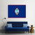 Flag Of Guam Canvas Wall Art-4 Horizontal-Gallery Wrap-34" x 24"-Tiaracle