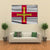 Flag Of Guernsey Canvas Wall Art-1 Piece-Gallery Wrap-36" x 24"-Tiaracle