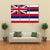 Flag Of Hawaii Canvas Wall Art-3 Horizontal-Gallery Wrap-37" x 24"-Tiaracle