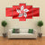 Flag Of Hong Kong Canvas Wall Art-5 Star-Gallery Wrap-62" x 32"-Tiaracle