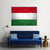 Flag Of Hungary Canvas Wall Art-5 Horizontal-Gallery Wrap-22" x 12"-Tiaracle