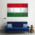 Flag Of Hungary Canvas Wall Art-4 Pop-Gallery Wrap-50" x 32"-Tiaracle