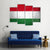 Flag Of Hungary Canvas Wall Art-4 Pop-Gallery Wrap-50" x 32"-Tiaracle