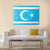 Flag Of Iraqi Turkmen Canvas Wall Art-1 Piece-Gallery Wrap-36" x 24"-Tiaracle
